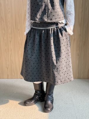 Noah wool felt skirt